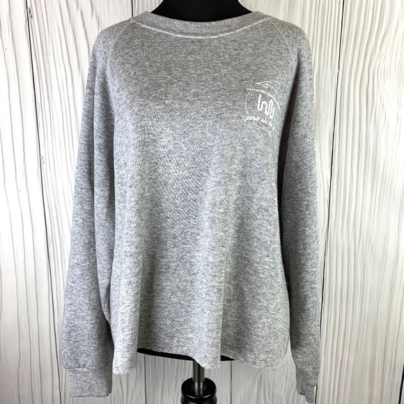 Vintage Tops - Vintage 80s 1987 Paris Air Show Cropped Sweatshirt